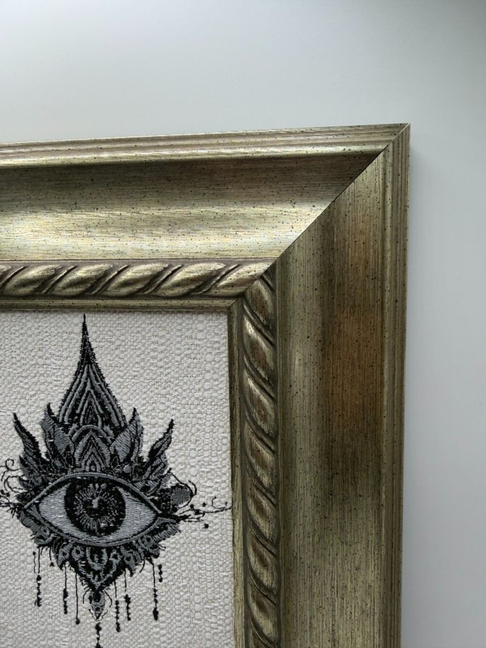 Homemade Enchanted Eye Embroidery Art 5X7 - Picture 4 of 6